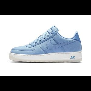 Canvas Blue Nike Air Force 1’ 07 Low